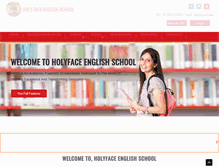 Tablet Screenshot of holyfaceschool.org